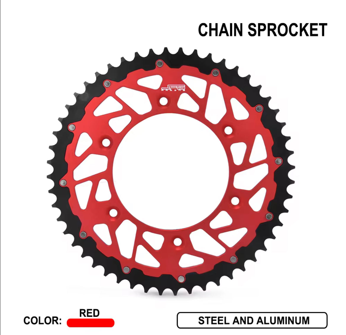 Chain Sprocket for CR125 CRF150F CR250 CR500
XR650R 450RR 350RR Motorcycle 45T 47T 48T
49T 50T 51T 52T