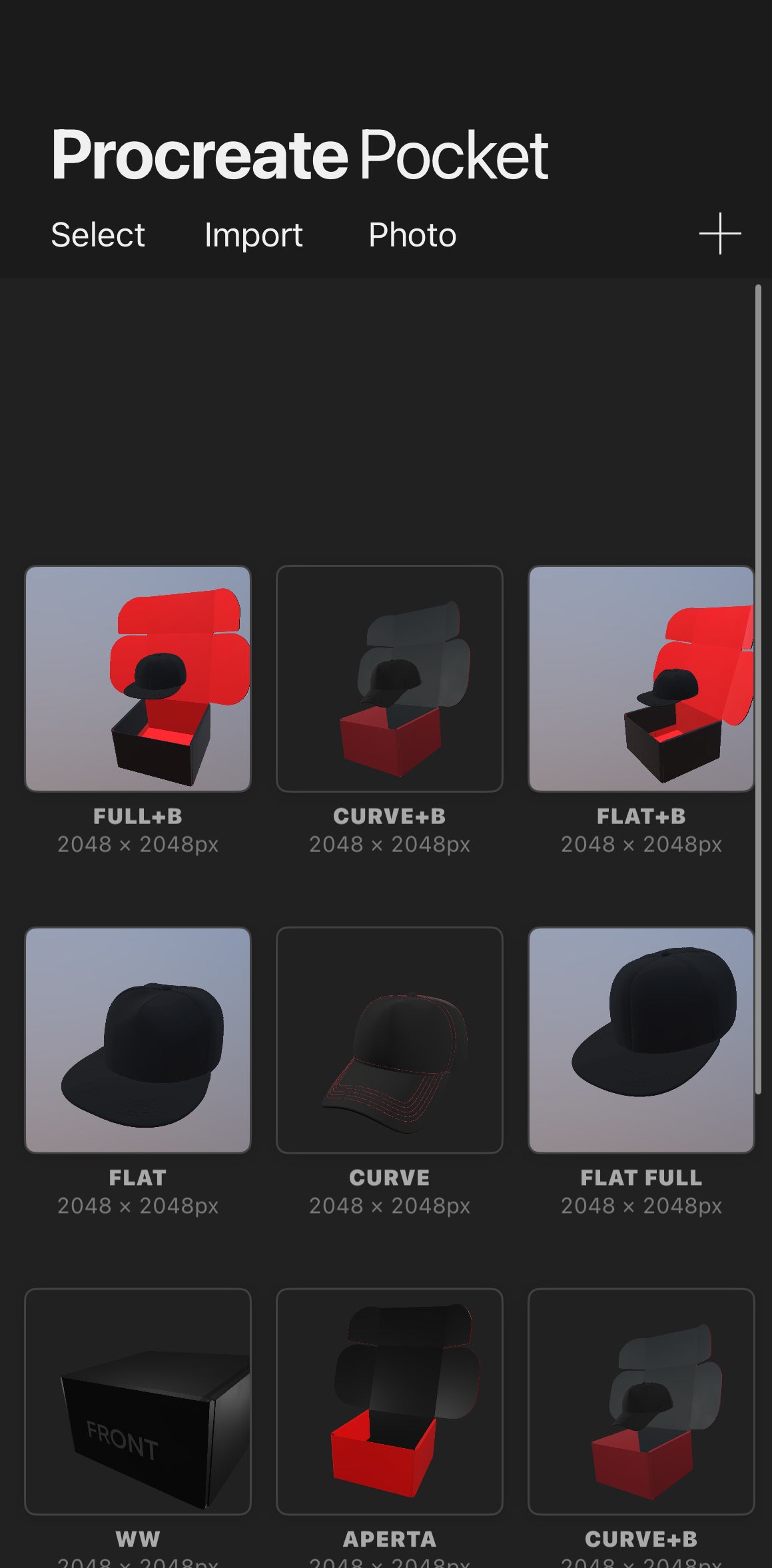 3D Hat and Box mockup