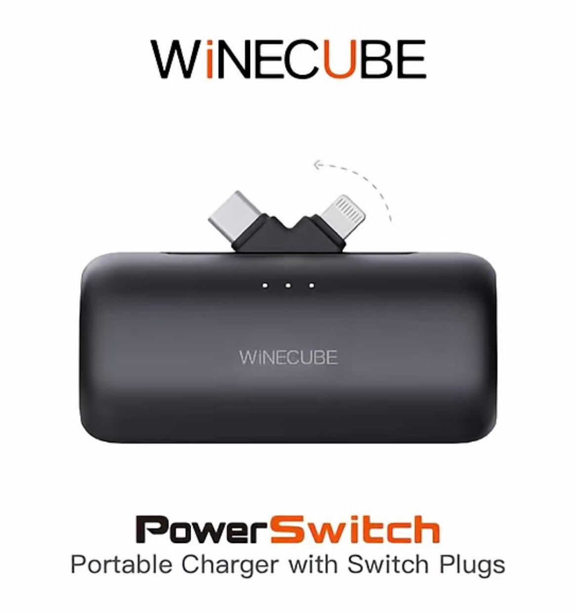 2-in-1 USB-C&Lightning Portable Charger